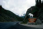 Sign, Mt Robson Park, Canada