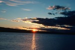 Sunset, McLeod Lake, Canada