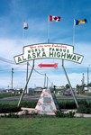 Beginning of Alaskan Highway, Dawson Creek, Canada