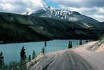 Road & Lake, Alaskan Highway, Canada