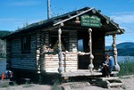 Birch Cabin & Evelyne, Dawson City, Canada