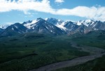Group of Mountains, Polychrome Pass, Alaska, USA