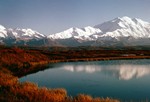 Reflections, Mt McKinley, McKinley Park, Alaska, USA