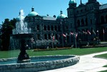 Government Building, Exterior & Fountain, Victoria, Canada