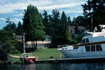 House & Boats, Lake Washington, USA