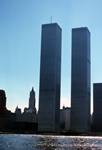 From Manhattan Cruise Ship - World Trade Centre Towers, New York, U.S.A.