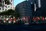 Flags - Near Rockefeller Plaza, New York, U.S.A.