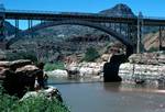Salt River - Canyon & Bridge, Arizona, U.S.A.