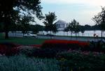 Flower Beds, Looking Towards Jefferson Memorial, Washington DC, U.S.A.