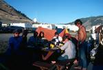 Lunch Time at Camp Site, Jackson Hole, Wyoming, U.S.A.