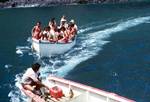 Boat & Islanders, Tahuata, Marquesas Islands