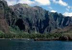 Bay, Rugged Mountain, Nuku Hiva, North Shore, Marquesas Islands