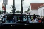King Departs in Car, Tonga