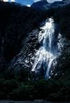 Waterfall, Milford, New Zealand
