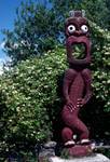 Horrific Maori Statue, Rotorua, New Zealand