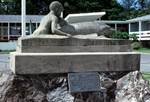 Memorial to Dolphin, Oponui, New Zealand