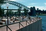 Opera House - Outdoor Cafe & Bridge, New South Wales, Sydney, Australia