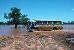 Bus Coming Through Flood, Northern Territories, Near Burton Springs, Australia