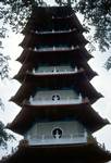 Chinese Garden - Looking Up Pagoda, Singapore