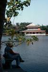 Lake & Chinese Pavilion, Rose Garden, Thailand