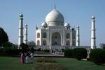 Taj Mahal - Lawns & Saris, Agra, India