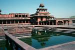 Buildings & Lake, Fatephur Sikri, India