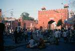 Sunlit Gate Inside City, Jaipur, India