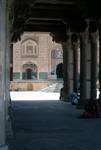 Columns, Looking Towards Mosque, Amber, India