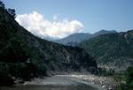 Scenery - River Valley & Road, Jammu to Srinagar, India