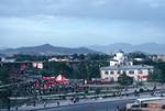 From Hotel Balcony - Meeting in Square, Kabul, Afghanistan