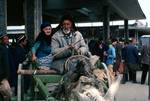 Open Market - Cart with Old Couple, Samarkand, Uzbekistan