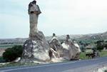 Fairy Chimneys by Roadside - Cart, Goreme, Turkey