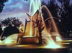 Fountain at Night, Adelaide, Australia