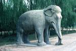 Stone Elephant, Ming Tombs, China
