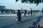 Cyclists Near Tiananmen Square, Peking, China