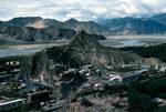 Looking Down on Medical Hill, River & City, Lhasa - Potala Palace, Tibet