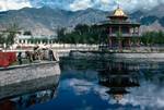 Lake & Pavilion, Lhasa, Tibet