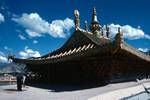 Golden Roof & Sweeper, Lhasa Jokhan, Tibet