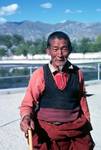 Old Man In Park, Lhasa, Tibet