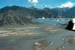 River Valley From Plane, Lhasa Airport, Tibet