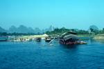 River Li - Variety of Boats, Gweilin, China
