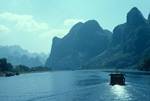 River Li - River, Mountains & Boat, Gweilin, China