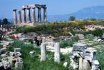 Whole Site, Flowers & Columns, Corinth, Greece