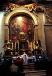 St.Peter's - Altar of Side Chapel, Rome - Vatican, Italy