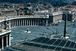 St.Peter's - Looking Down on Square, Rome - Vatican, Italy