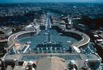 St.Peter's - Square from Top of Dome, Rome - Vatican, Italy