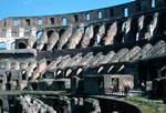 Colosseum - Interior, Rows of Seats, Rome, Italy