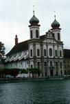 Exterior of Jesuit Church, Lucerne, Switzerland