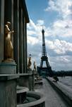 Tour Eiffel & Gold Figures, Paris, France