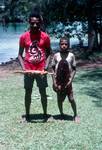 Man & Boy - Carvings, Madang, Papua New Guinea